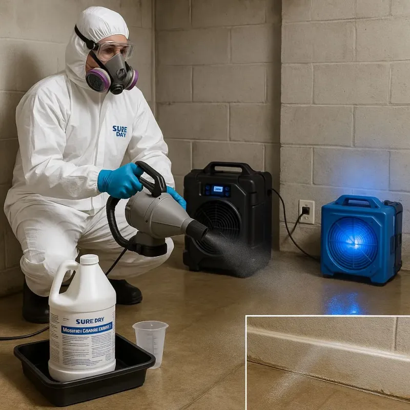 Sanitization and Odor Removal process in Morgans Point Resort, TX