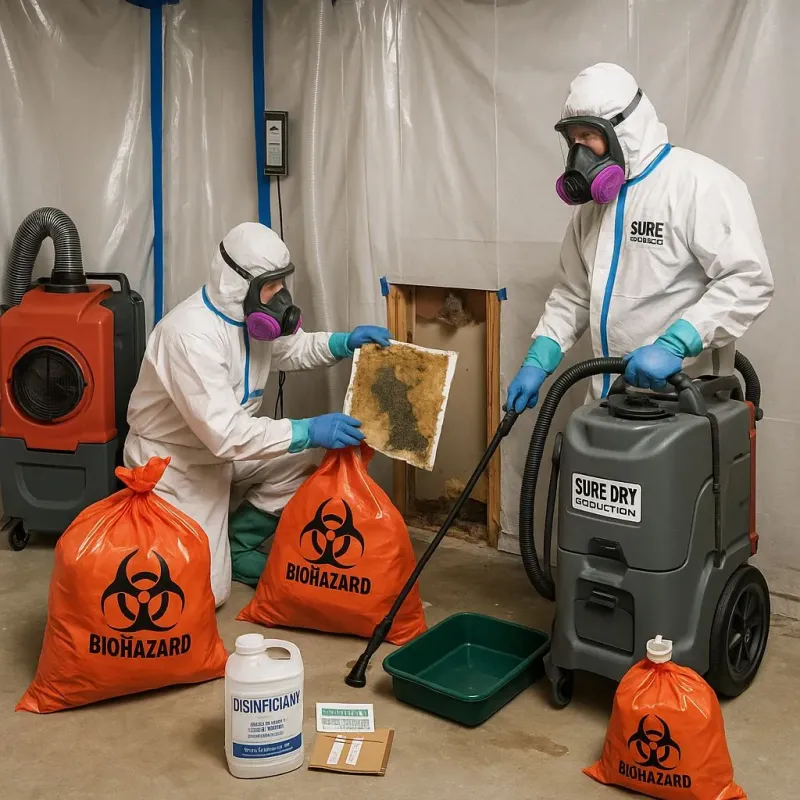Contaminated Water Handling Protocols process in Morgans Point Resort, TX